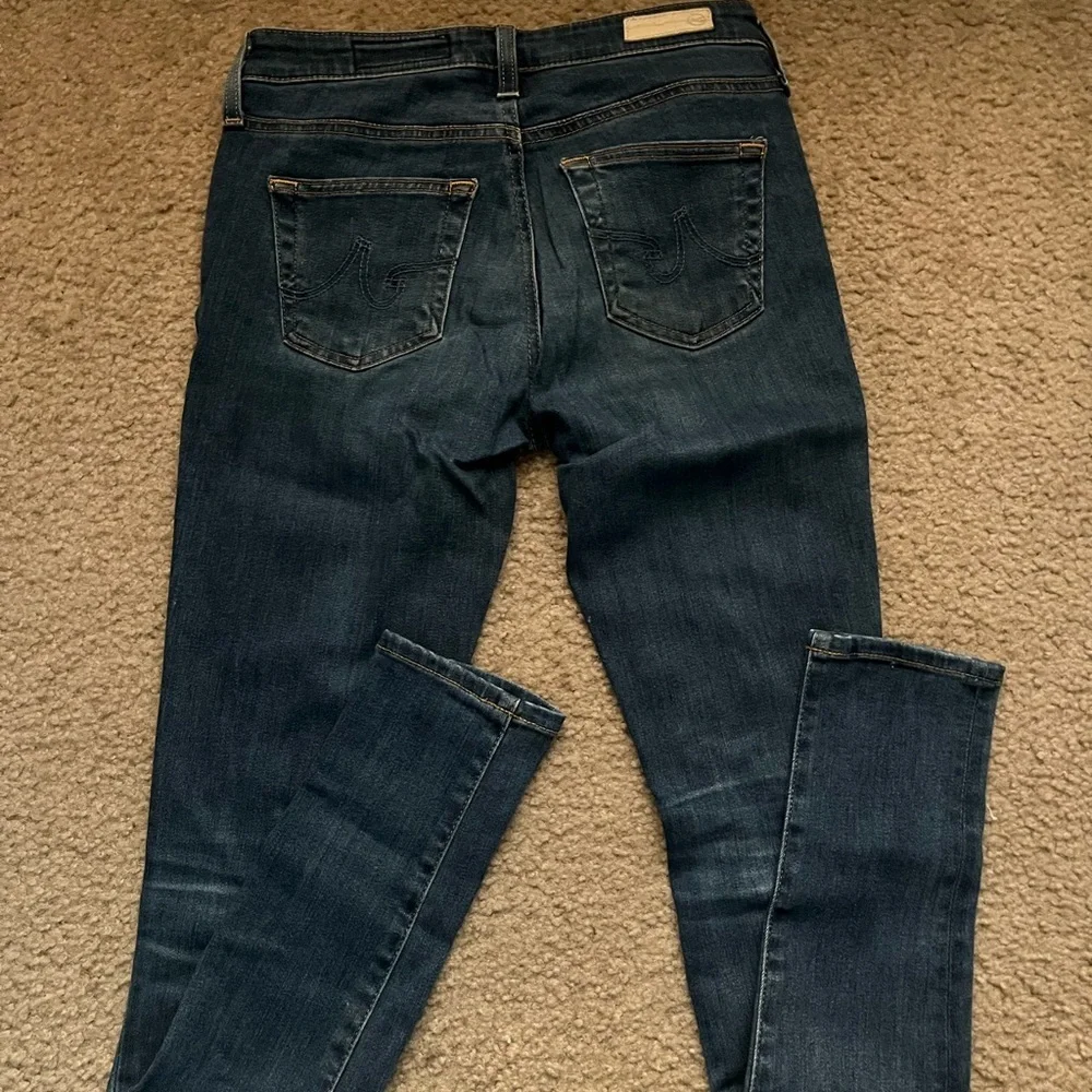 AG Adriano Goldschmied Dark Blue Boyfriend Jeans - Picture 2 of 3